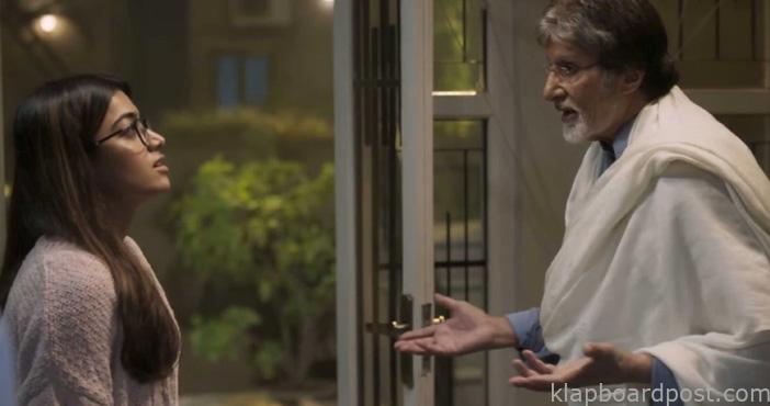 Rashmika shines in the trailer of Goodbye 1 Rashmika shines in the trailer of Goodbye