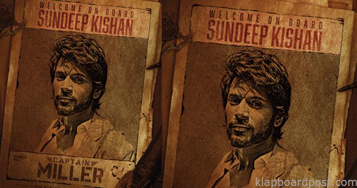 Sundeep kishan in dhanush c