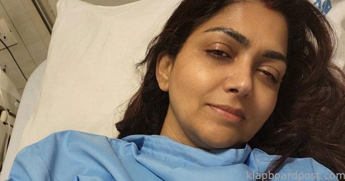 Actress khushboo admitted t