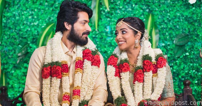 'జెర్సీ' నటుడి పెళ్లి ఫొటో వైరల్ 1 Harish Kalyans wedding pho