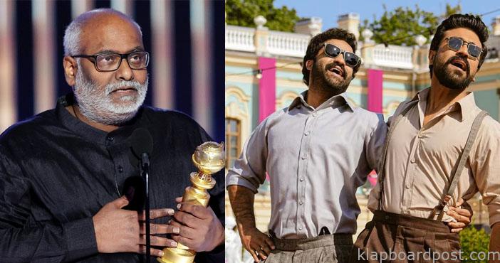 Naatu Naatu wins Golden Globe AwardKeeravani praises Rajamouli