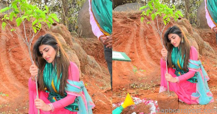 Latest - Sri Leela participates in Green India Challenge 1 Latest Sri Leela participates in Green India Challenge