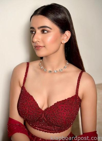 Rukshaar Dhillon Red Dress Outfit