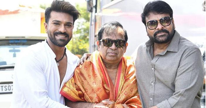 Chiranjeevi and ram charan