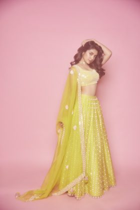 KrithiShetty Looking gorgeous In Yellow 2