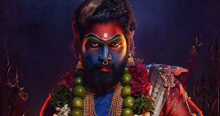 కాళీమాత గెటప్లో 'పుష్పరాజ్' 1 Allu Arjun new poster from