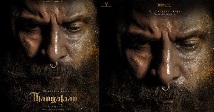 Vikram kills it in Thangalaan's first look 1 Vikram kills it in Thangalaans first look