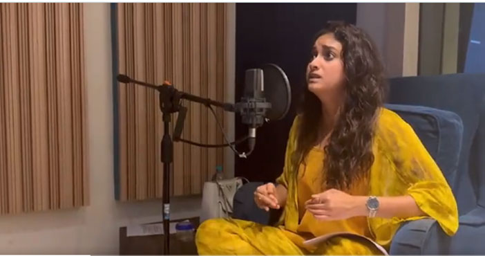 keerthy sureshs dubbing vid