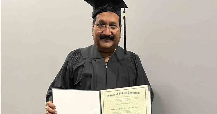 singer mano honoured with d