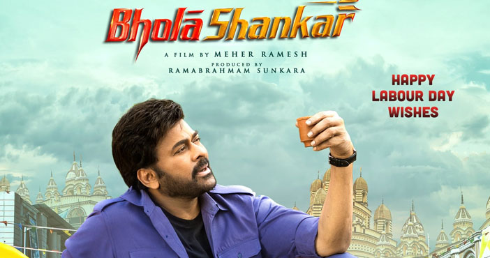 Chiru is at his stylish best in Bholaa Shankars new posters