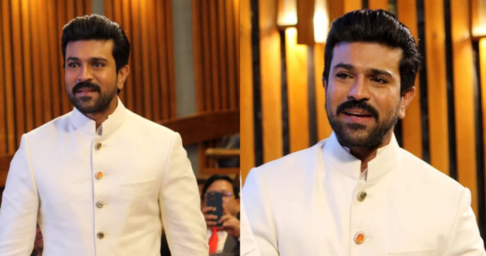 Ram Charan makes heads turn at the G20 summit in Srinagar