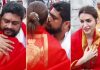 Om Raut kisses Kriti in Tirumala, netizens get furious