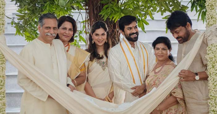 మెగా ప్రిన్సెస్ పేరు ప్రకటించిన చిరంజీవి 1 Ram Charan daughter Name an