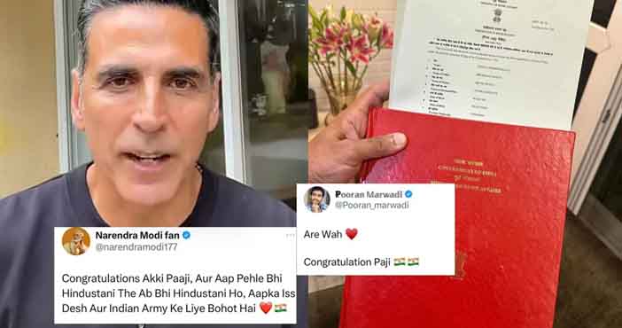 Akshay Kumar gets Indian Citizenship fans congratulate the OMG 2 star