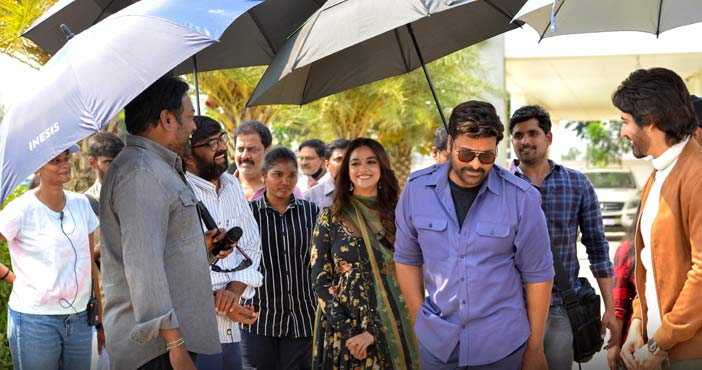 భోళా శంకర్: మేకింగ్ స్టిల్స్ వైరల్ 1 Bhola shankar making stills
