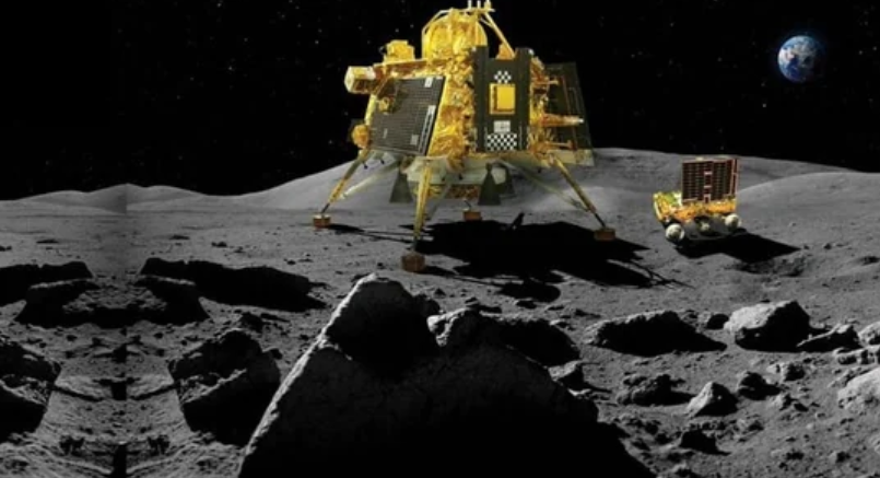 Chandrayaan 3 lands successfully on the moons surface