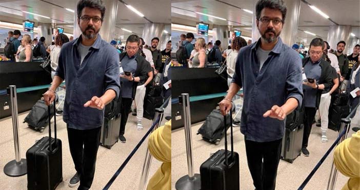 vijay thalapathy landed in