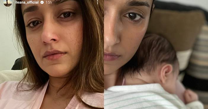 Ileana shares painful moments with her little one see pics