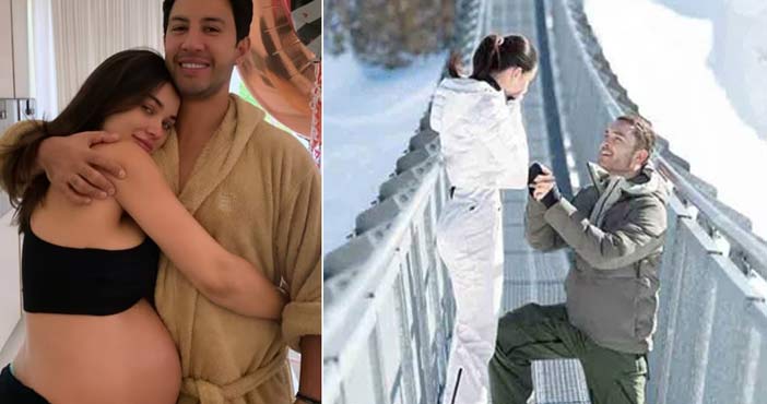 Amy Jackson engagement phot