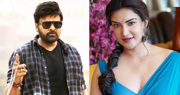 Honey Rose in chiranjeevi V