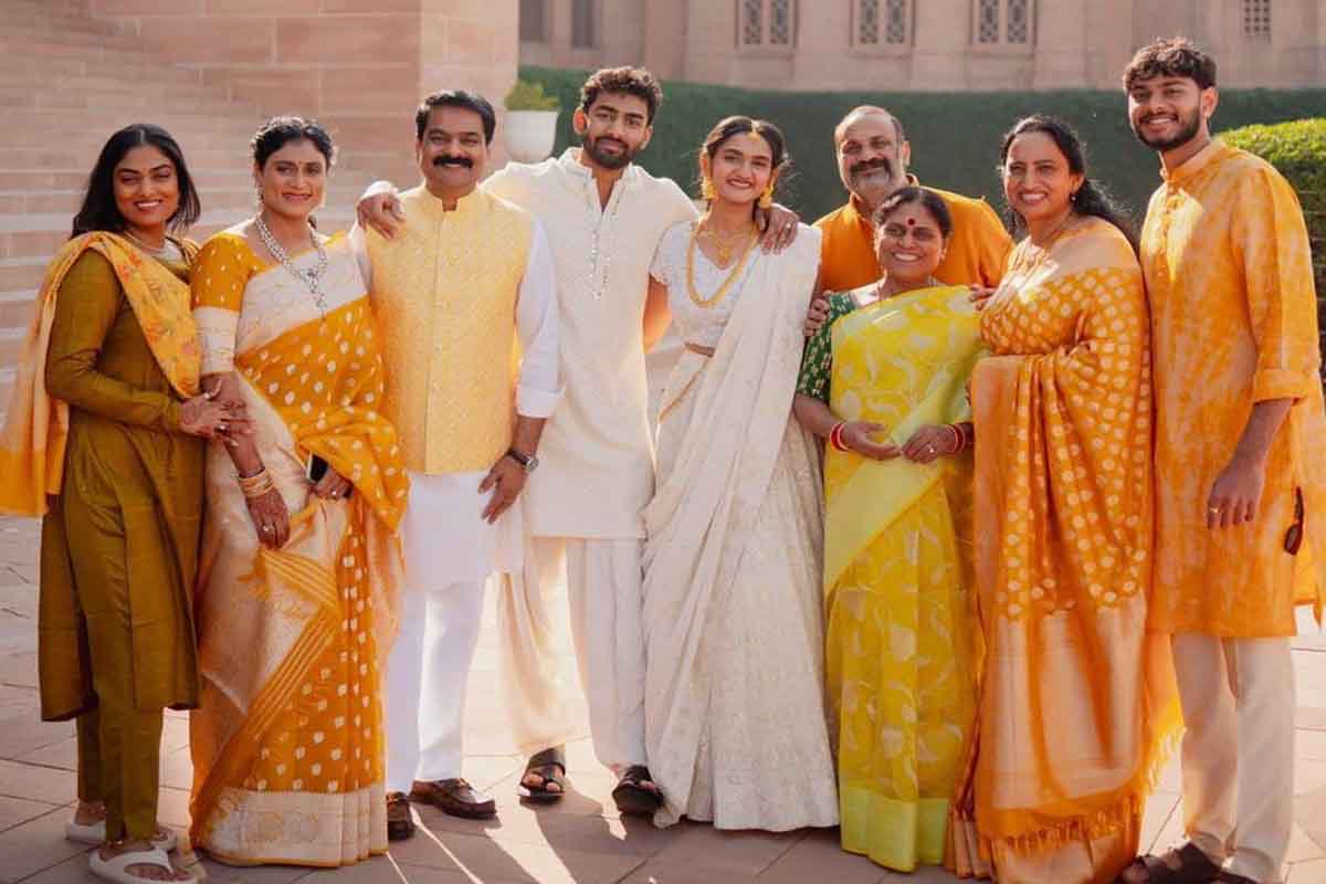 jagan ys sharmila son marriage pics
