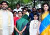Naralokesh At Tirumala with family