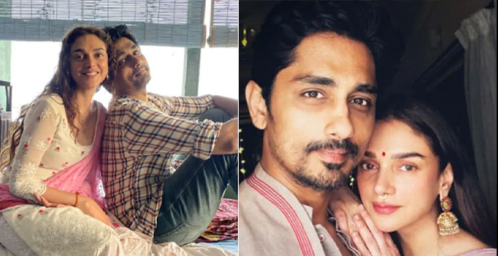 sidharth Aditi Rao Hydari and Siddharth