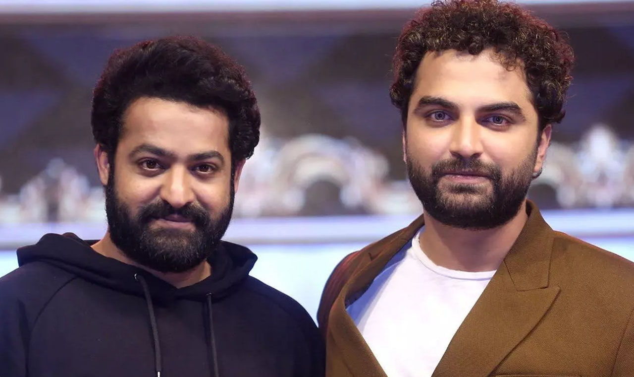 jrNtr and Viswaksen Vishwaksen