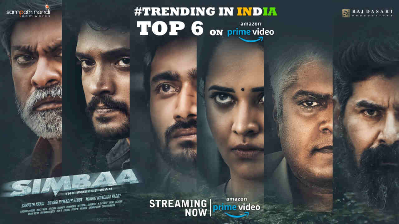 Anasuya’s Simbaa trends on Amazon Prime and Aha 1 Anasuya’s Simbaa trends on Amazon Prime and Aha