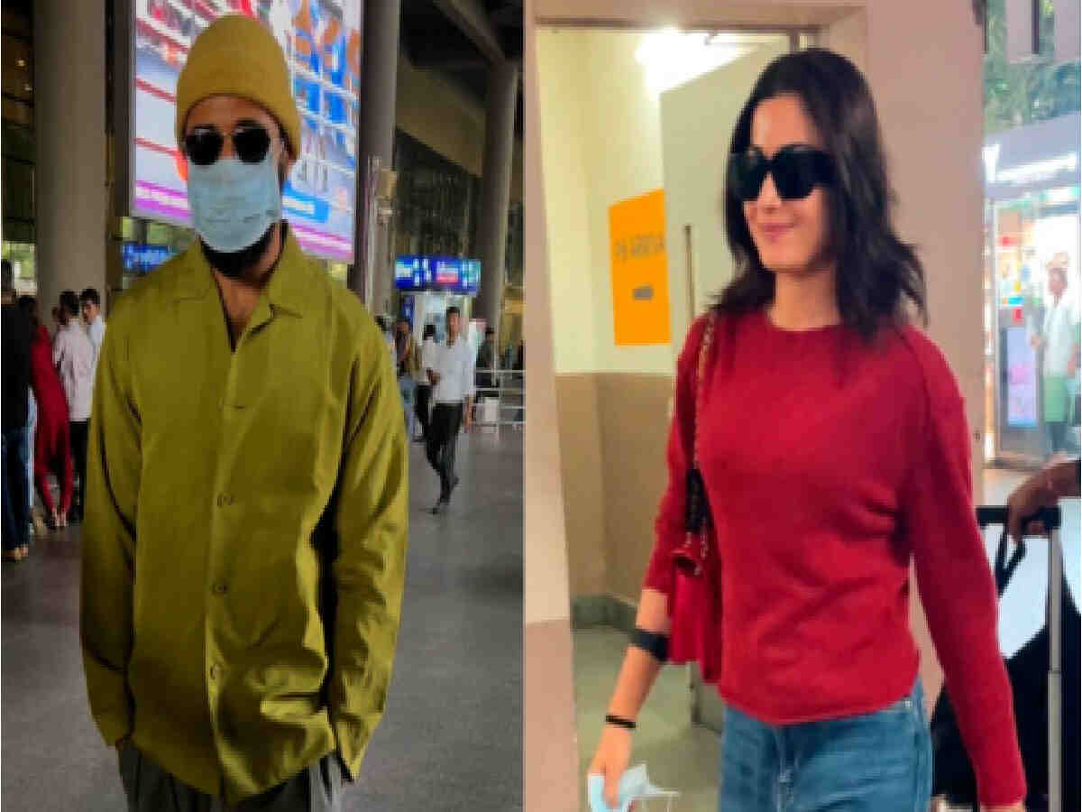 Vijay Deverakonda and Rashmika Mandanna avoid paps at Mumbai airport 1 Vijay Deverakonda and Rashmika Mandanna avoid paps at Mumbai airport