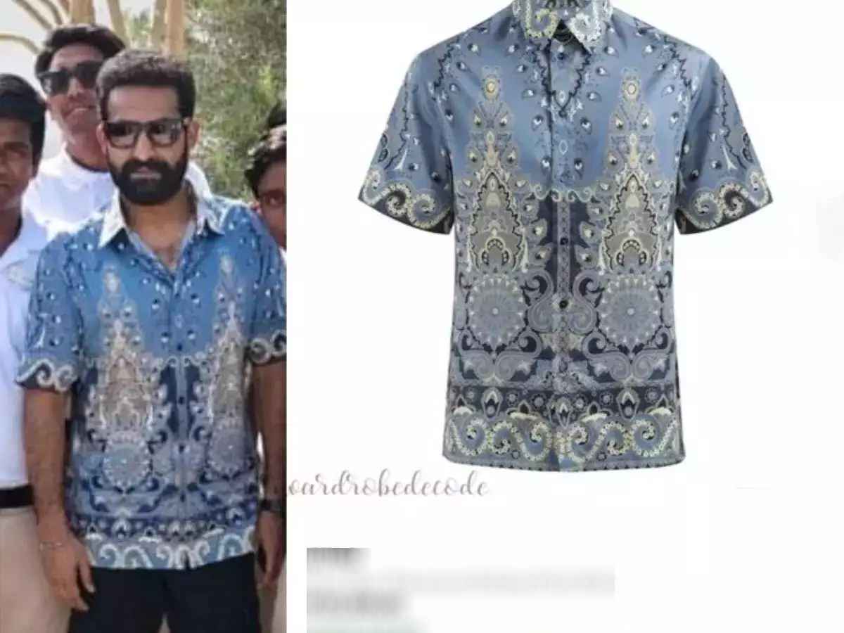 దుబాయ్ లో Jr NTR వేసుకున్న షర్ట్ ఖరీదు తెలిస్తే నోరు తెరవాల్సిందే 1 Jr NTR's Costly Shirt in Dubai Goes Viral!